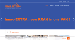 Desktop Screenshot of immo-extra.be