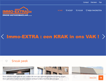 Tablet Screenshot of immo-extra.be